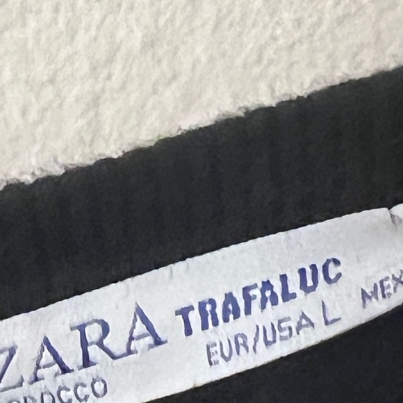 Zara Blue Boxy Cropped Sweatshirt 310 - Picture 5 of 13